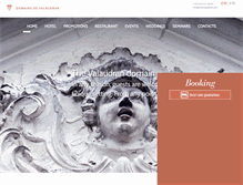 Tablet Screenshot of hotelvalaudran.com